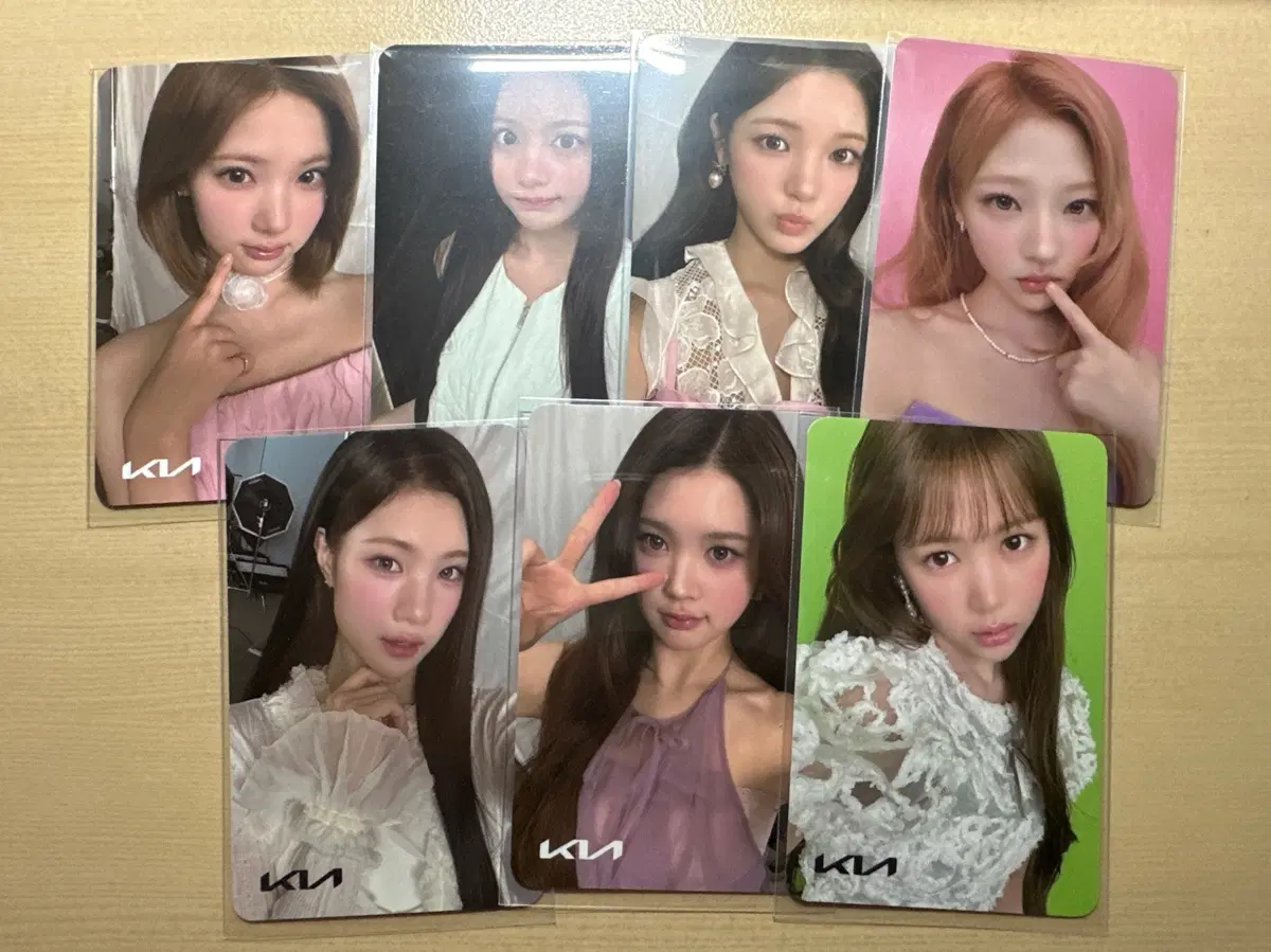(가격 내림) 하츠투하츠x기아 포토카드 개별 양도