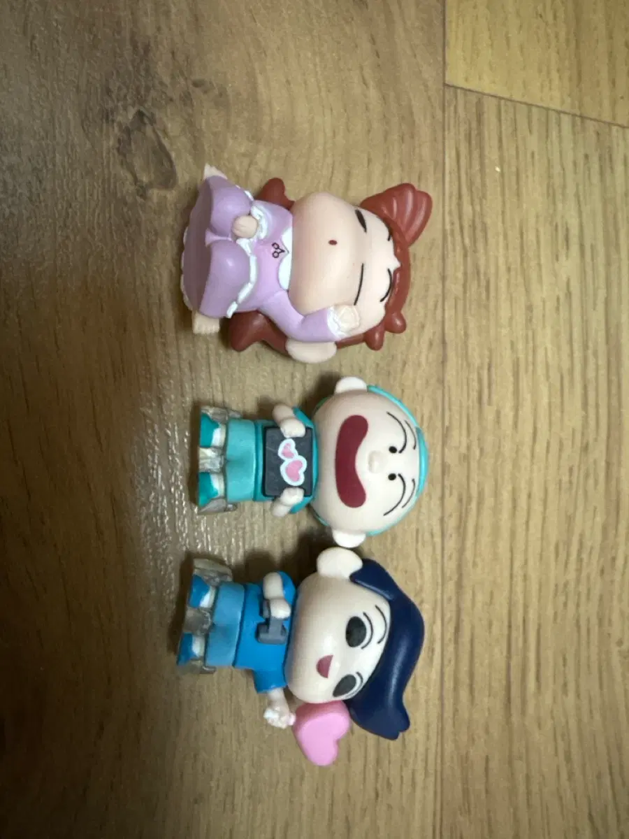 3개일괄 짱구 가챠 수지 훈이 철수 미니피규어