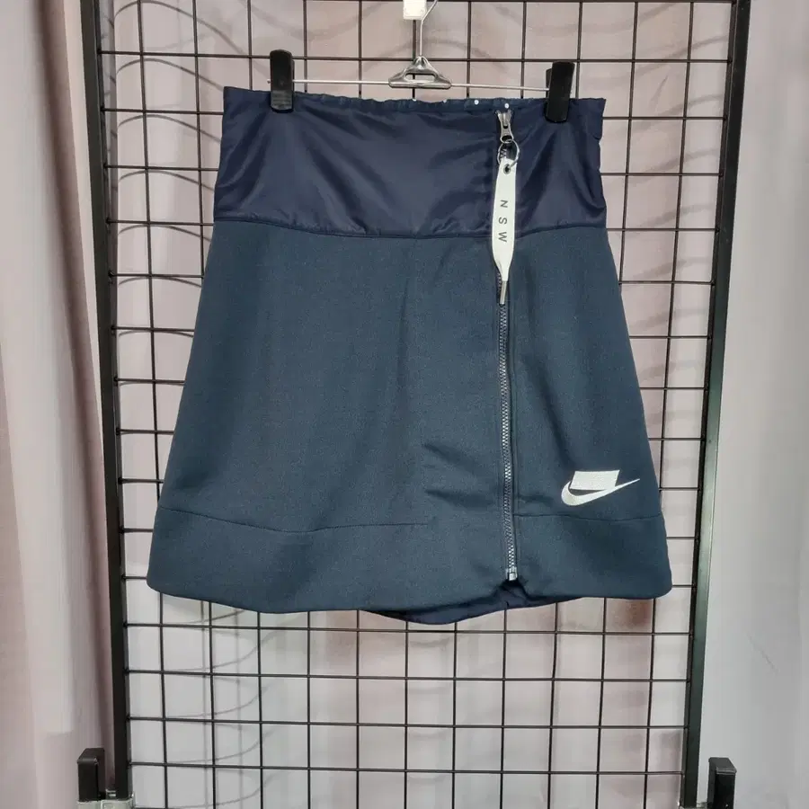 나이키 치마 NSW 지퍼 스커트 골프 치마 네이비 여성 65 S