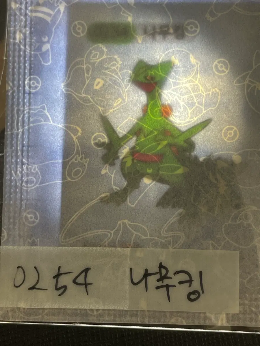 포켓몬 미개봉 띠부씰 나무킹