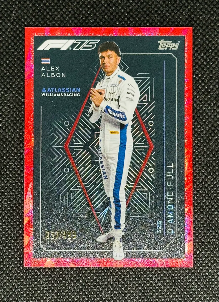 2025 F1 터보 어택 알렉스 알본 499한정 다이아몬드 폴 카드