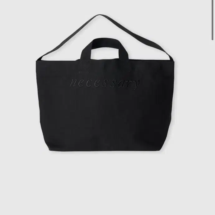 네세서리 에코백 Solid Shopper Bag Big (Black) 새상품
