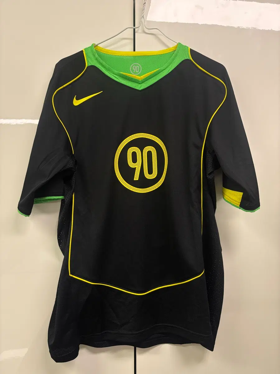 나이키 토탈90 브라질 축구 져지 반팔 티셔츠 L (100)