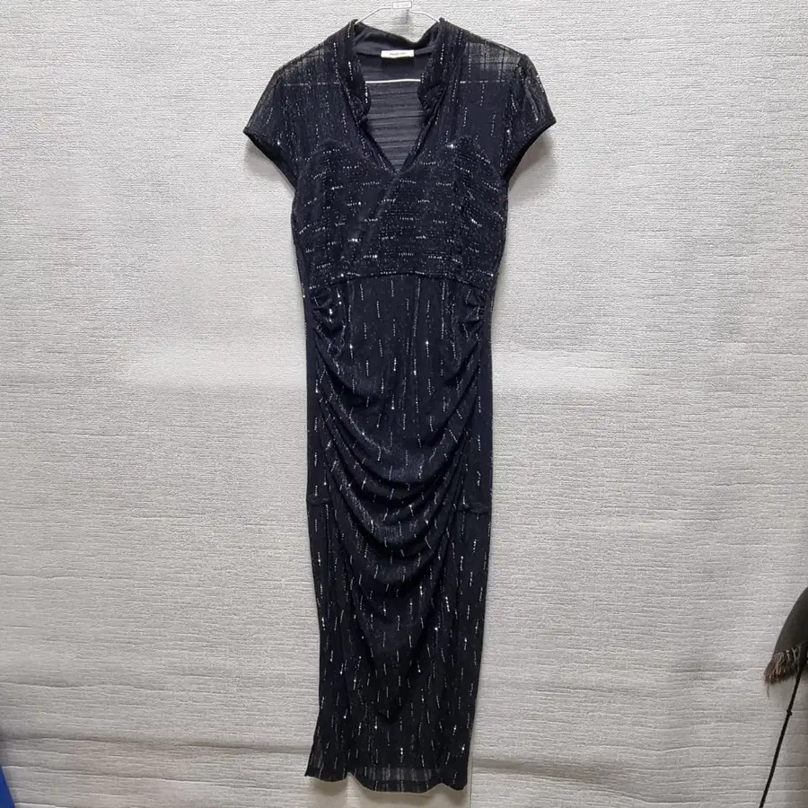 카225 셔링 롱 원피스