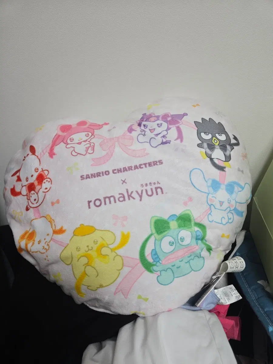 산리오 로마큥 쿠션 크레인경품