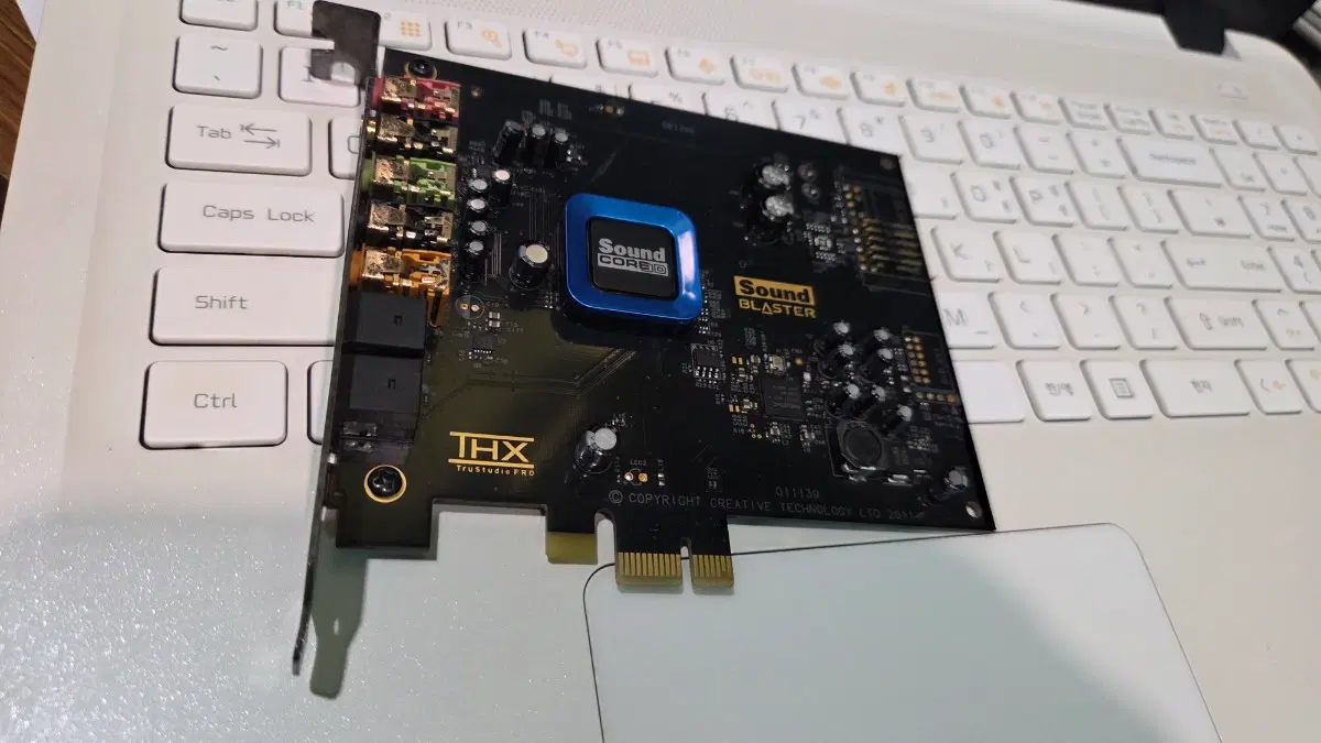 사운드 블러스터. sb-1350 pci-e방식