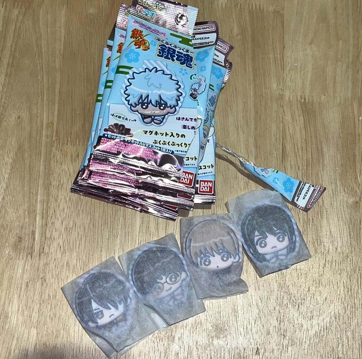 은혼 반다이 푸쿠푸쿠 푸쿠마쿠 마스코트 마그넷 신파치 즈라 타카스기 소고 가챠 누이 랜덤 피규어