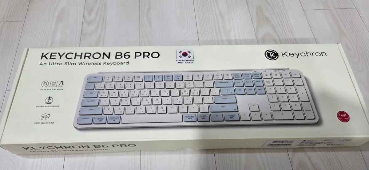 키크론 B6 PRO 블루투스 무소음 키보드
