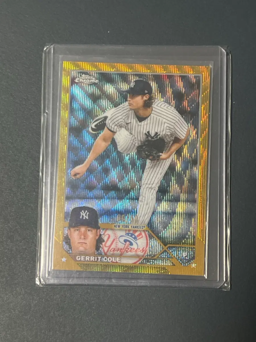 mlb) topps 게릿콜 50한정 골드 웨이브