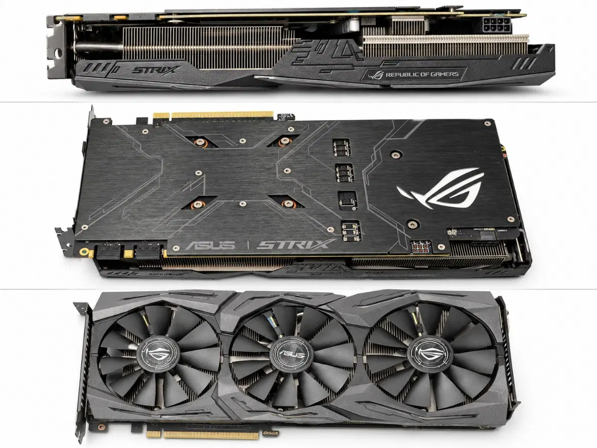 Asus Rog Strix GTX 1070 ti 1080 ti 최상급 그래픽카드 인텔 라이젠 게이밍 배그 롤 발로란트