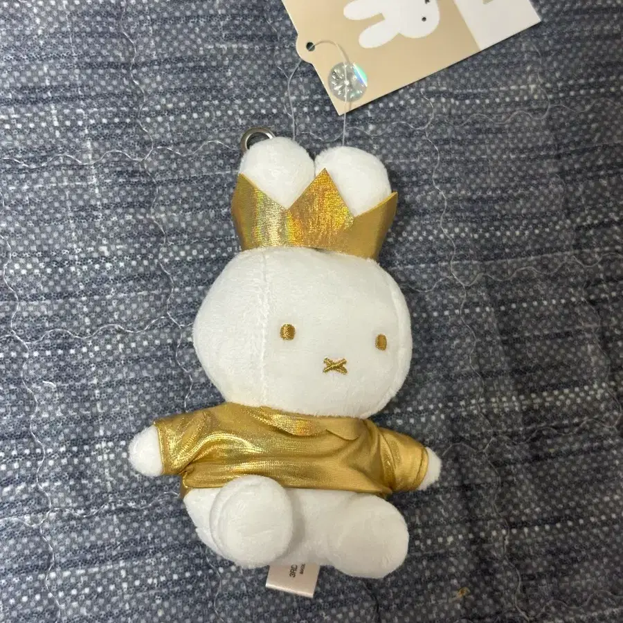 미피 골드 왕관 키링