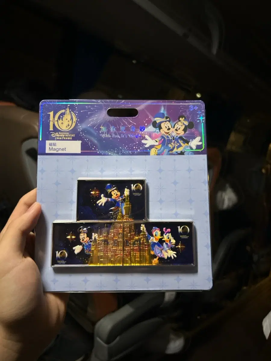 상하이 디즈니 랜드 10주년 기념 Disney Castle Magnetic