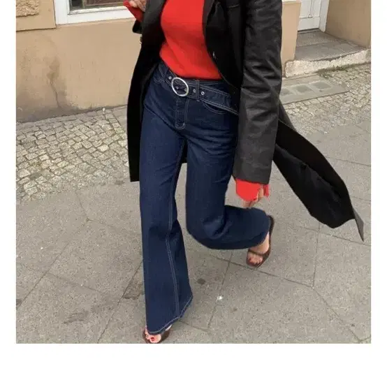 메모오피셜 Memo Retro Belt-set Jeans 'NOVA' M사이즈