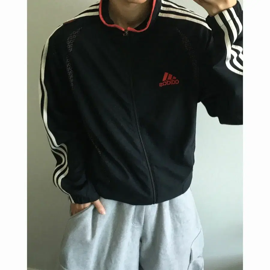 Adidas 아디다스 90s 올드스쿨 스타 우븐 바람막이