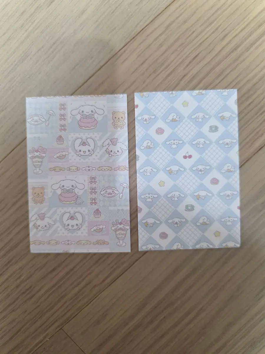 시나모롤 양면 바인더대지 8.5x5.5 포토카드 포장용품