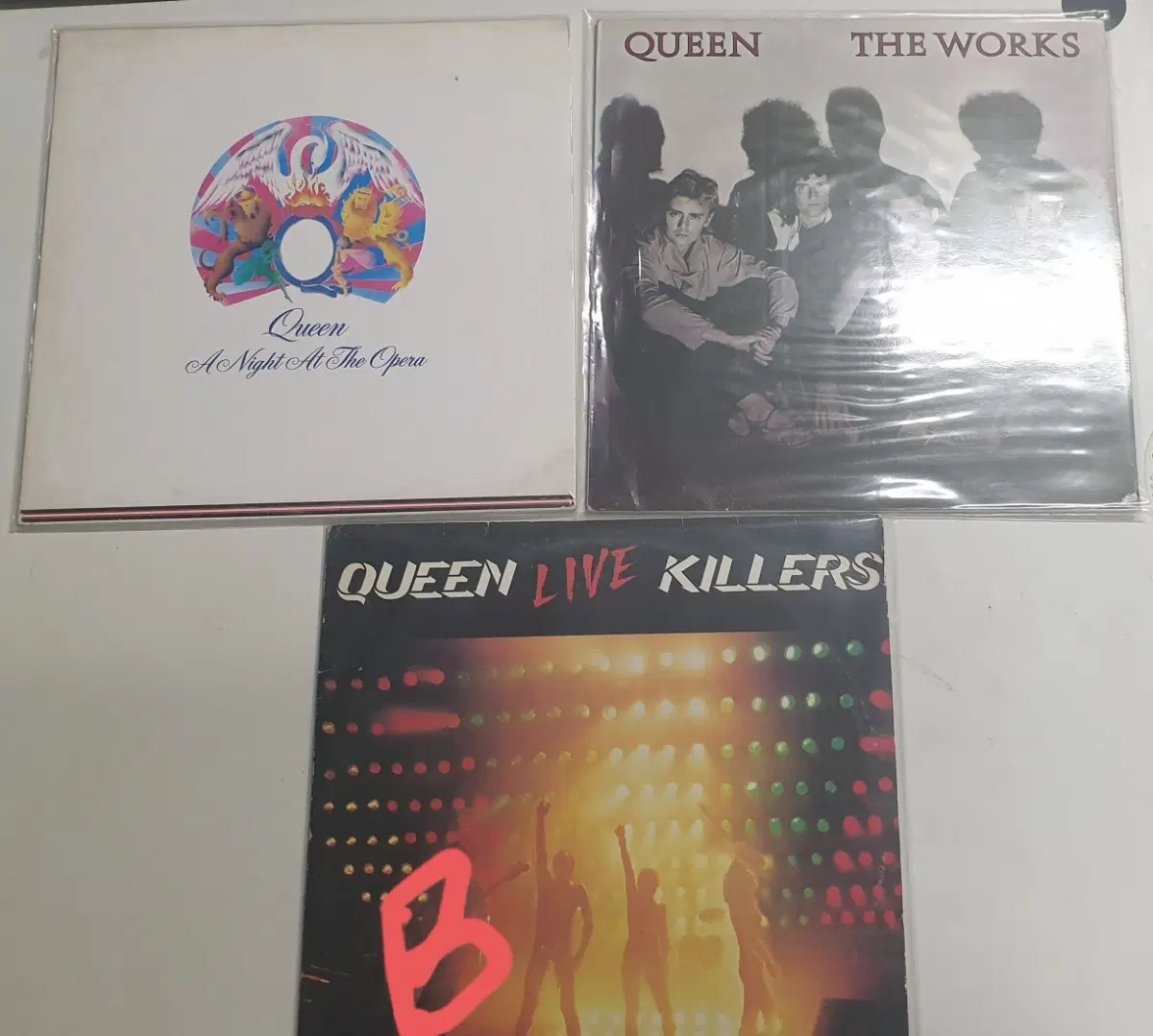 Queen LP 3장