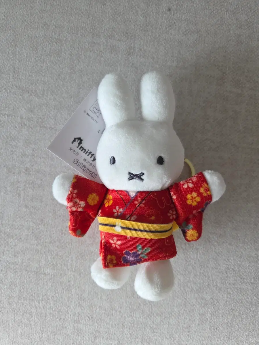 (새상품) 미피 유카타 기모노 인형 키링