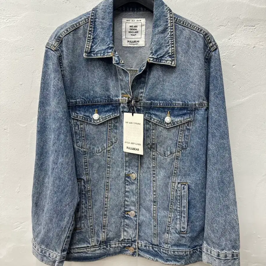 택달린새상품] 풀앤베어(PULL&BEAR) 아우터 공용 청자켓 긴팔 S