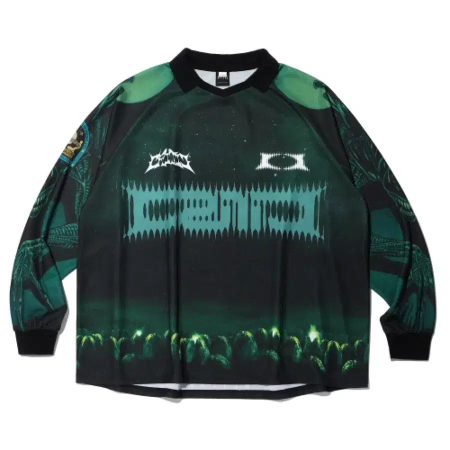 크리틱 x 에일리언 에그 오버핏 레이싱 저지 티셔츠 XL size