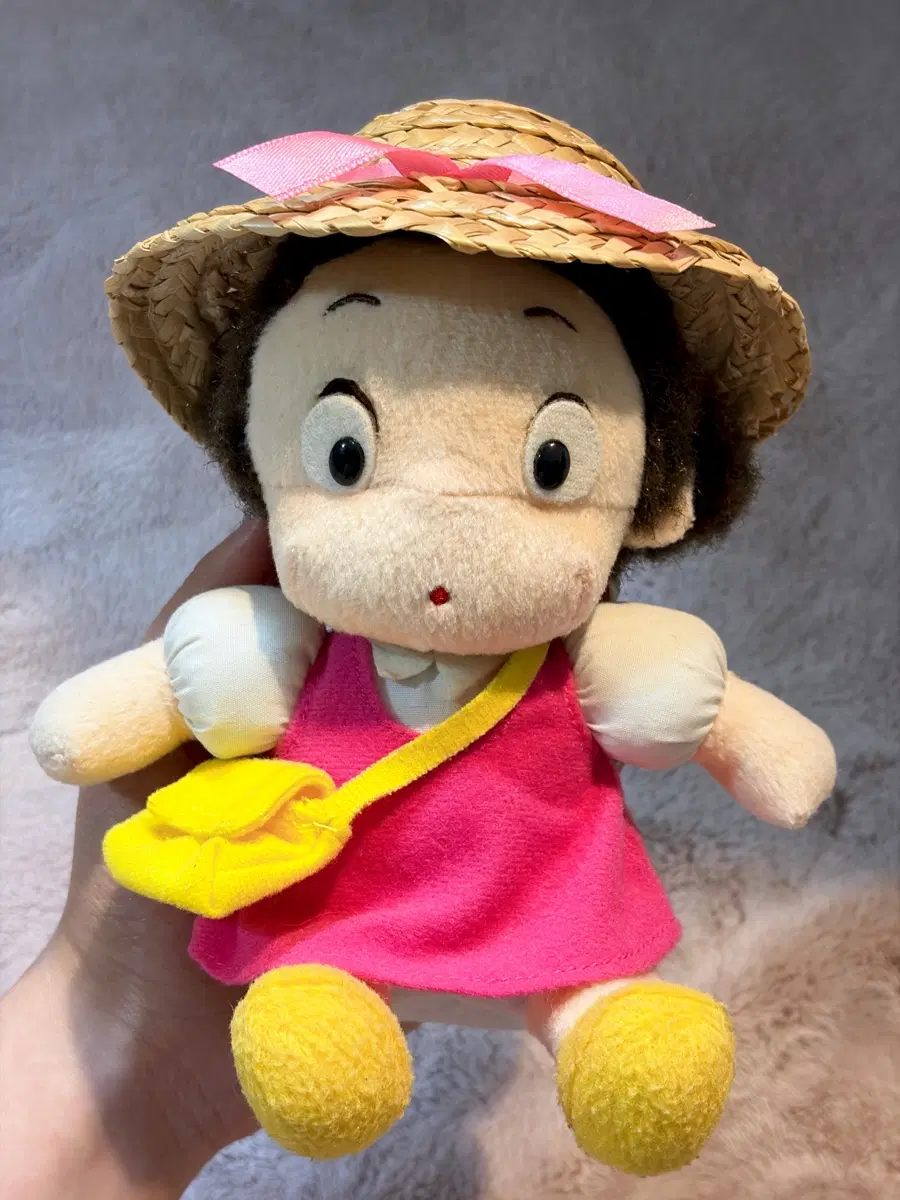 지브리 고전 이웃집토토로 메이 밀짚모자 인형