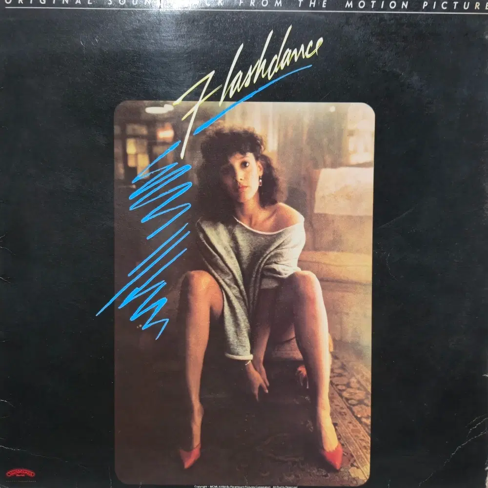 1-1110. LP음반 .FLASHDANCE O.S.T (Imagination, Maniac).가요 팝 클래식 라이센스 중고음반