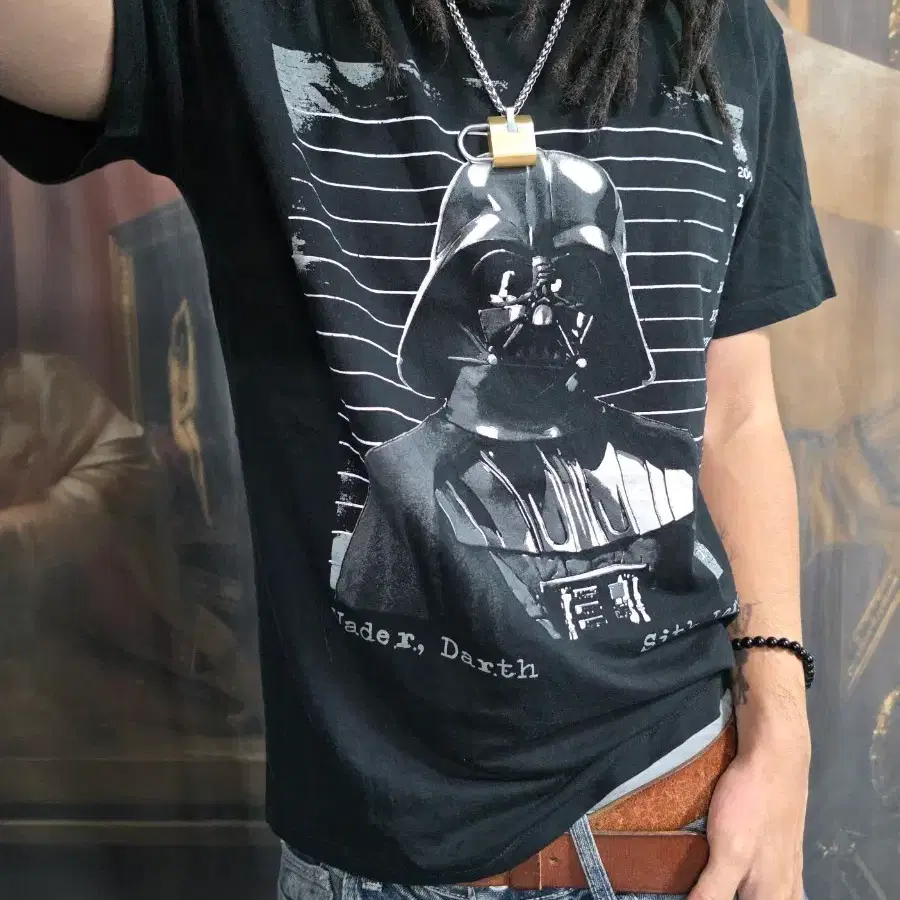 STAR WARS 다스베이더 프린트 티셔츠