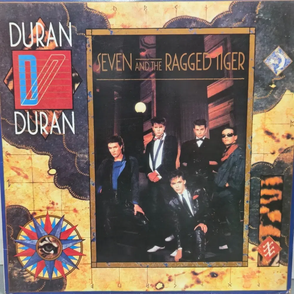 1-1109. LP음반 .DURAN DURAN (SEVEN AND THE RAGGED TIGER).가요 팝 클래식 라이센스 중고음반
