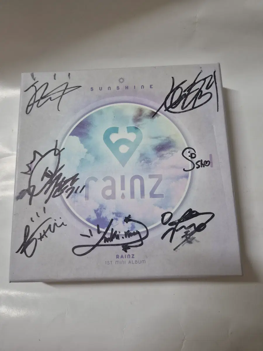 (비매)레인즈 Sunshine 1집 미니앨범 사인cd 입니다 깨끗합니다