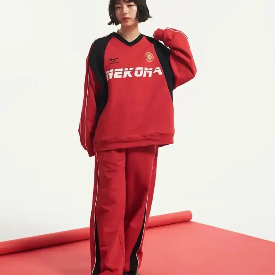 하이큐!! and ST 콜라보 의류 네코마 트레이닝복 세트