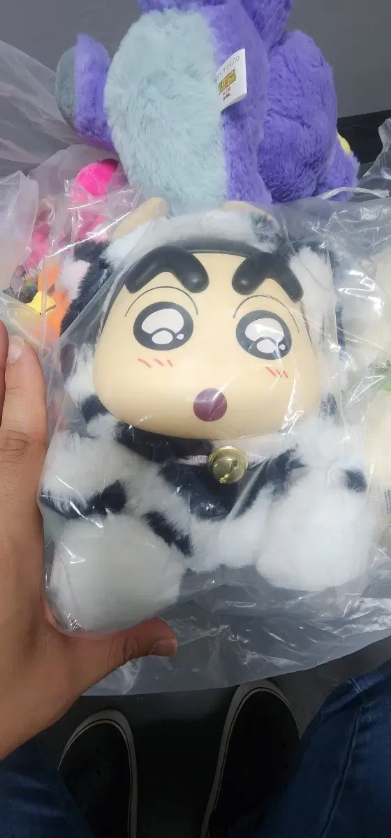 정품 짱구는못말려 짱구 돼지 인형