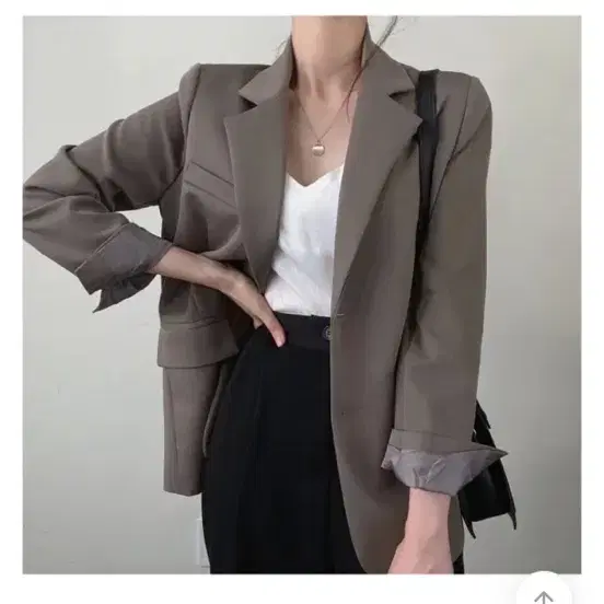 바이영 자켓(봄가을용) 모카컬러 새제품