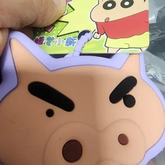 정품 짱구는 못말려 돼지 파우치