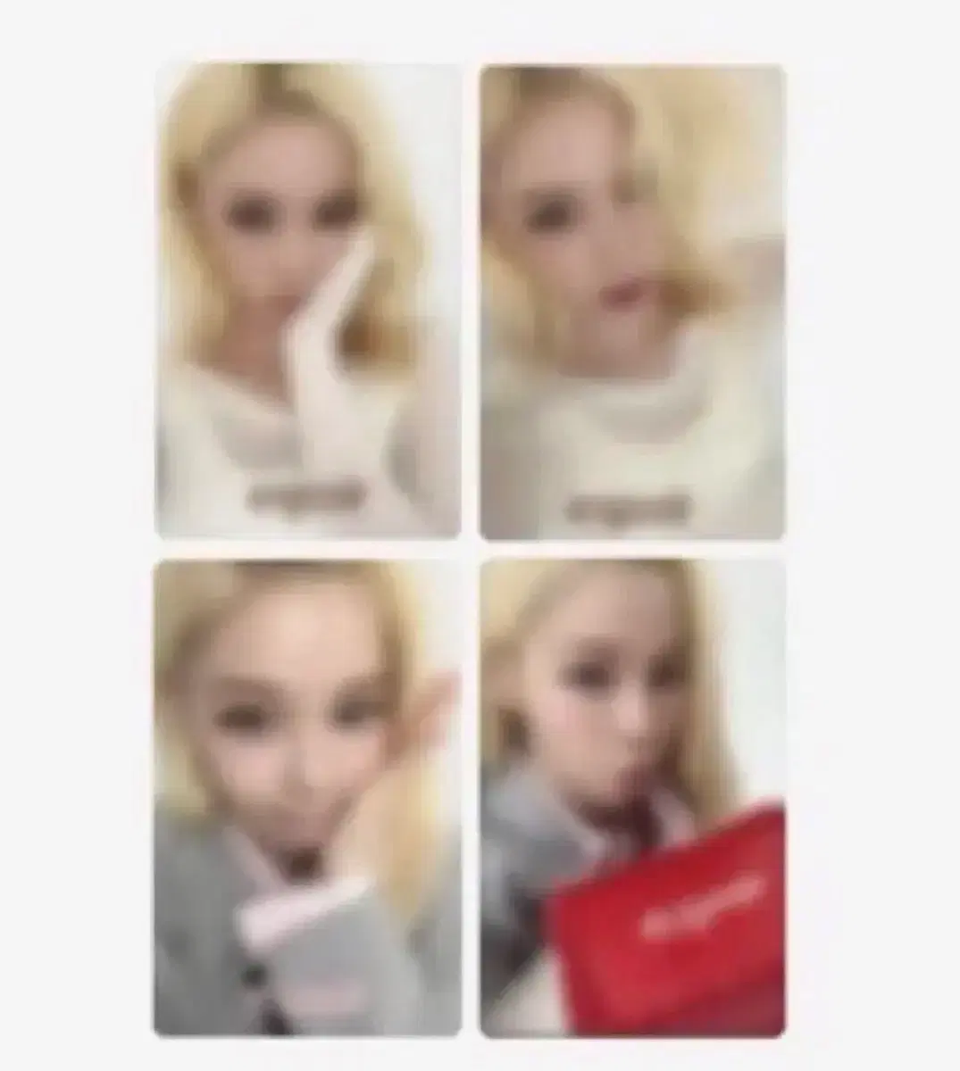 에스쁘아 윈터 포토카드 4종 (낱개가능)
