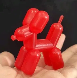 풍선 강아지 피규어