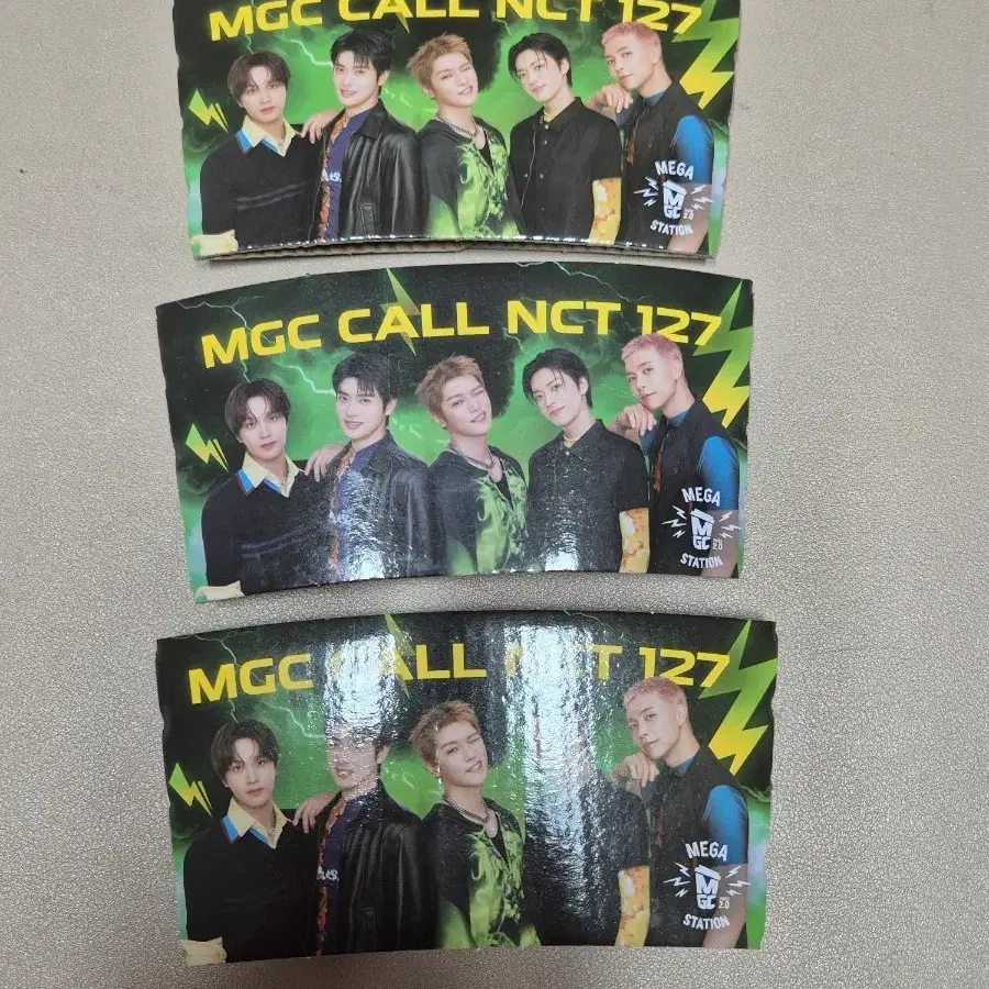 NCT127 메가커피 CALL 컵홀더