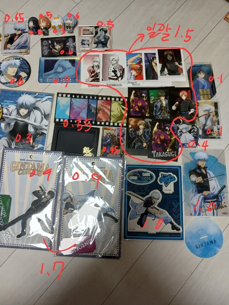 은혼 굿즈 대량 처분) 긴토키, 히지카타, 카구라, 신파치, 소고, 타카스기, 타츠마, 카츠라, 카무이, 긴파치, 엘리자베스
