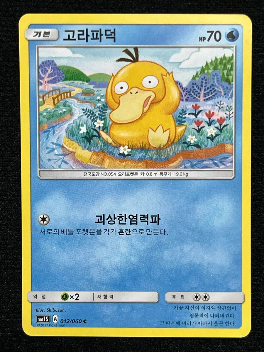 포켓몬카드 고라파덕 (sm1S)-2017-