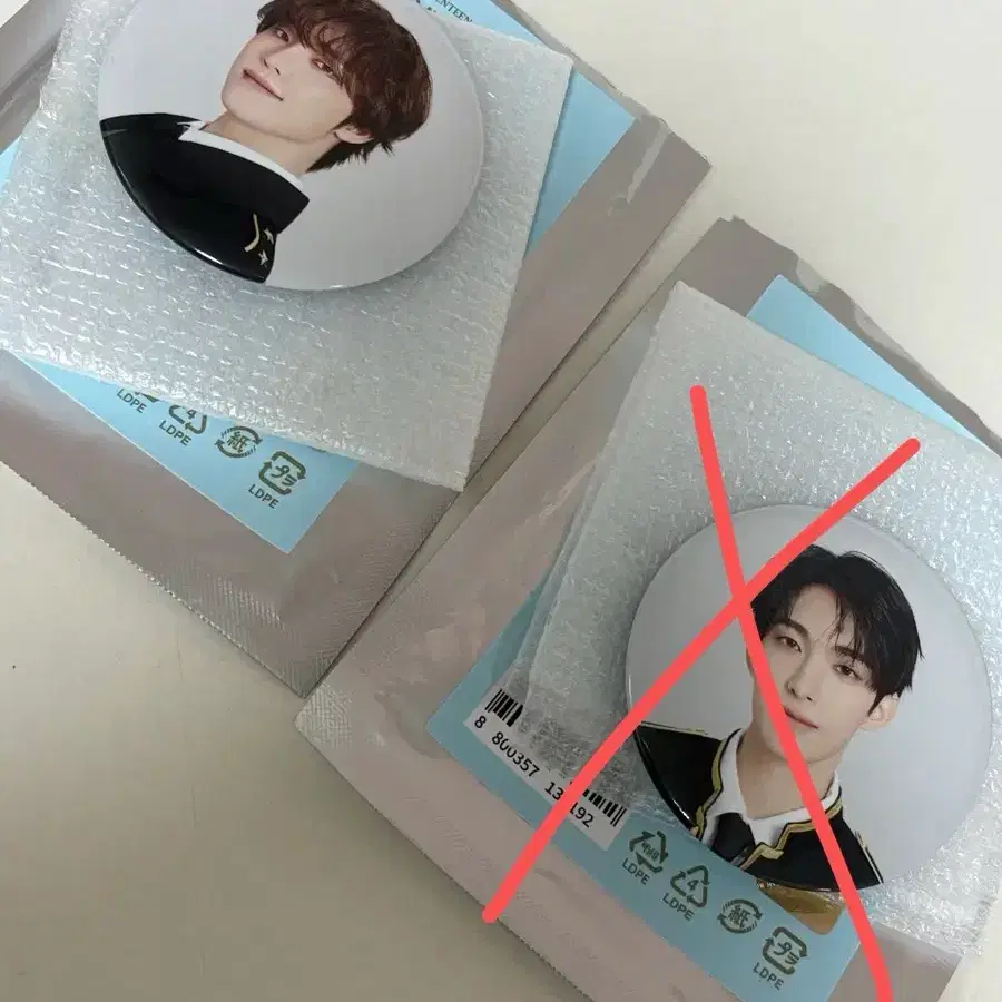 캐럿랜드 캔뱃지 도겸 디노