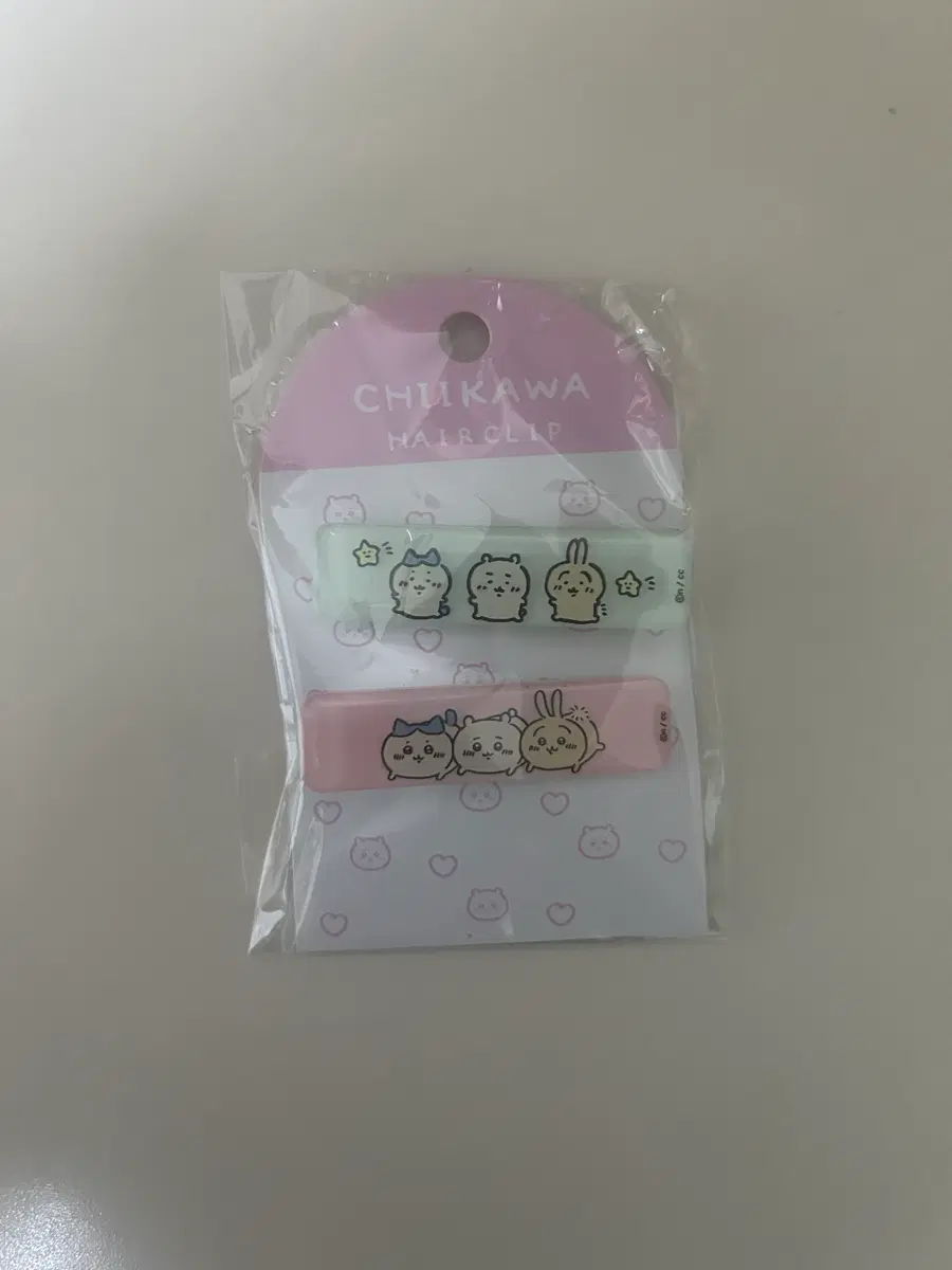 치이카와 헤어 클립 2종