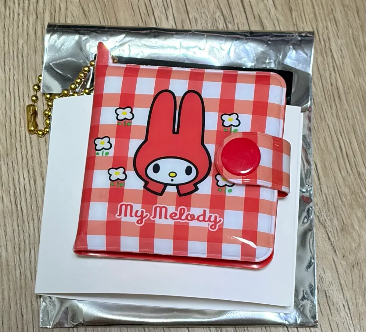 산리오 마이멜로디 레트로 미니 노트 키링 마멜