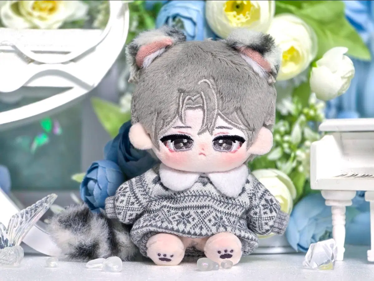 무속성 10cm 인형 그리 뼈깅
