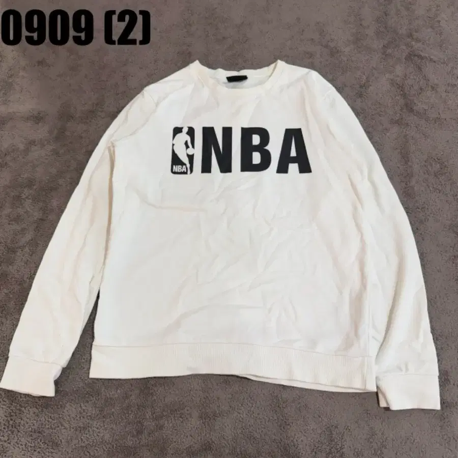 NBA 맨투맨 흰색