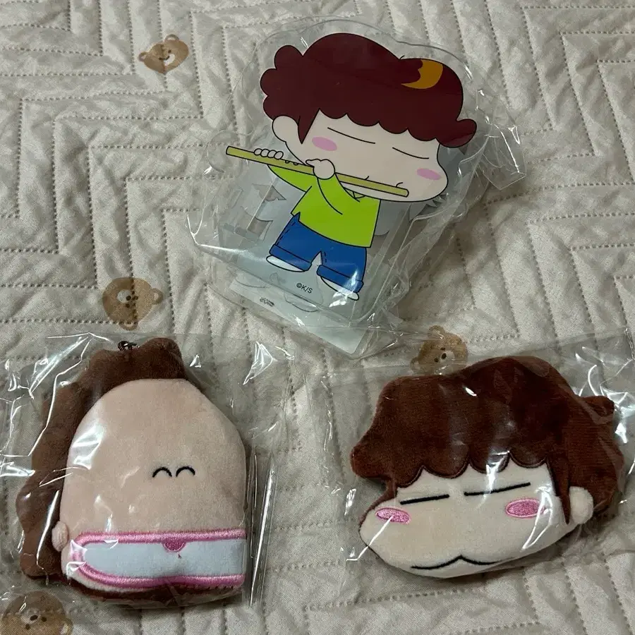 (미개봉 새상품) 아따맘마 동동이 아리 펜꽂이 파우치 키링 굿즈 세트