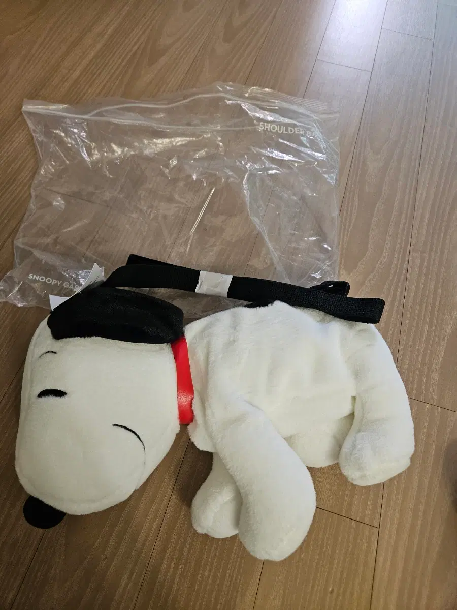 (새상품) 스누피 봉제인형 숄더가방