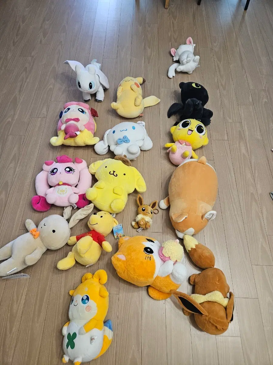 다양한 캐릭터 인형 일괄 판매 15개