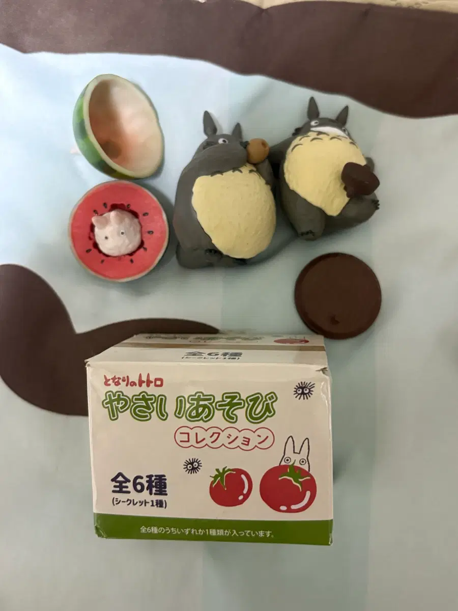 토토로 랜덤 야채 시리즈 피규어 일괄