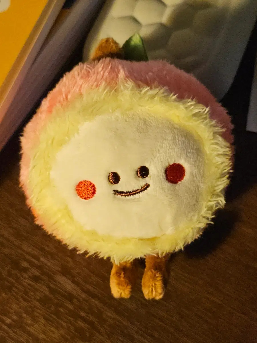 사과모양 인형 키링