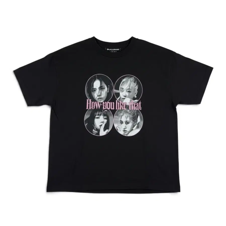 (L) H&M 블랙핑크 반팔티셔츠 how you like that