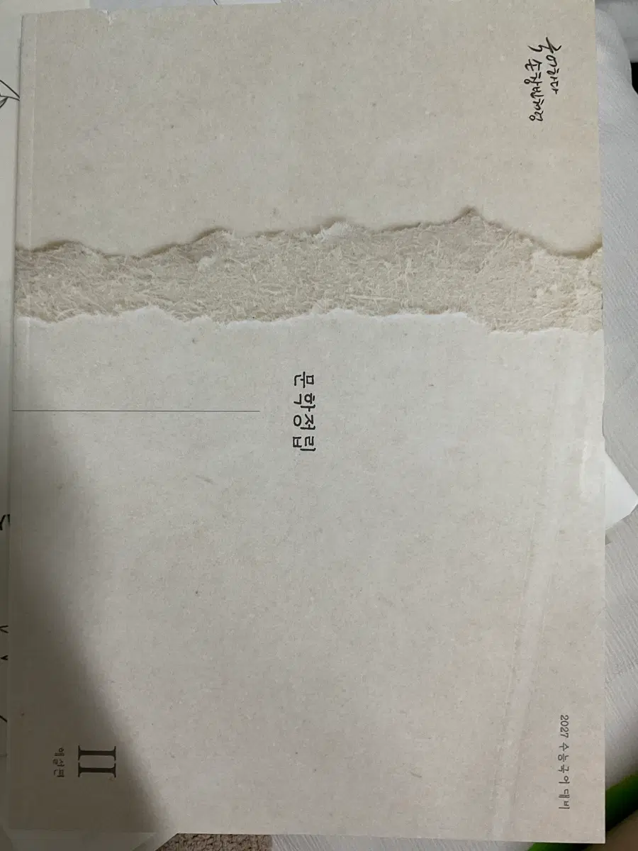 2027 시대인재 손창빈 문학정립 2권