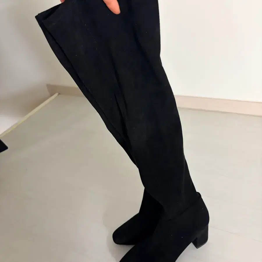 스웨이드롱부츠